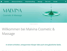 Tablet Screenshot of malvina.ch
